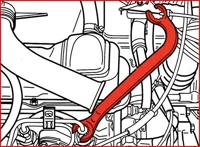 KS Tools 517.0057 Dubbele ringsleutel voor inspuitleidingen, 17 x 17 mm - thumbnail