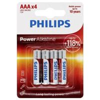 Philips batterij "powerlife" battery powerlife lr3 micro 4 in blister - thumbnail