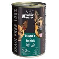 SUPER BENO Turkey and rabbit - nat hondenvoer - 415g - thumbnail