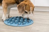 TRIXIE VOERMAT SLOWFEEDING PILLARS TPE BLAUW 35X35 CM - thumbnail
