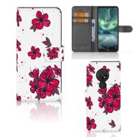 Nokia 7.2 | Nokia 6.2 Hoesje Blossom Red - thumbnail