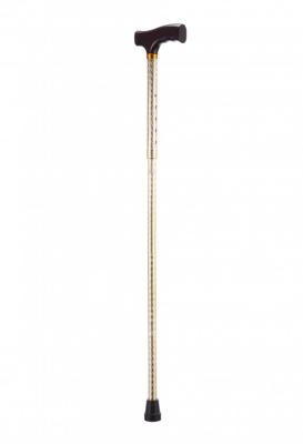 Dynalife opvouwbare wandelstok etched gold 76-89 cm Dynalife opvouwbare wandelstok etched gold 76-89 cm
