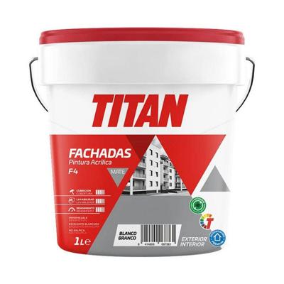 Verf Titan 125670001 125 ml Wit 1 L