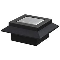 VidaXL Led-solarlampen vierkant 12 cm zwart 6 st - thumbnail