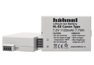 Hähnel Fototechnik HL-E8 Camera-accu Vervangt originele accu LP-E8 7.2 V 1120 mAh Hähnel Fototechnik HL-E8 Camera-accu Vervangt originele accu LP-E8 7.2 V 1120 mAh