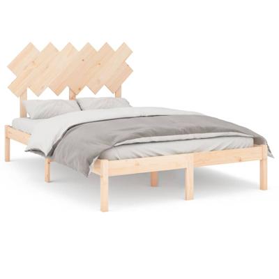 Bedframe massief hout 135x190 cm Bedframe massief hout 135x190 cm