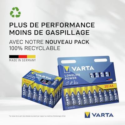 Batterijen Varta longlife power cube aa - lr06 1,5 V AA LR06 (12 Stuks) (12 Onderdelen) - thumbnail