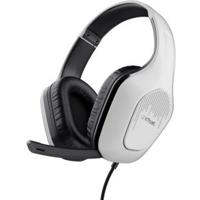 Trust GXT 415 Zirox Over-ear gamingheadset Headset Wit - thumbnail