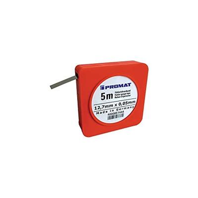 Promat/Tecwerk Voelermaatband | dikte 0,70 mm | lengte 5 m breedte 12,7 mm - 4000851461