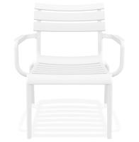 ALTEREGO AROMA Tuinstoel met armleuningen - Wit - thumbnail