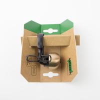 Widek bel paperclip e-bike nz pvd rood koper op kaart - thumbnail