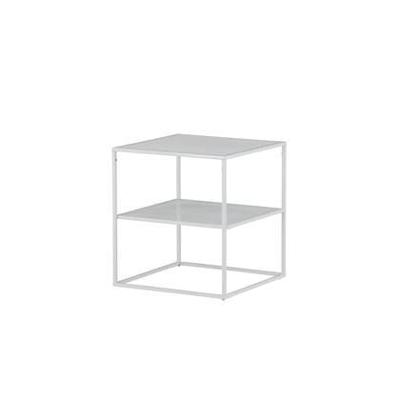 Fjôrd - Bijzettafel Wit 65cm - Staal - Netz