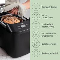 Panasonic SD-PN100 Mini-broodbakmachine Timerfunctie, 18 automatische programmas 400 g Zwart - thumbnail