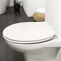 Toiletzitting Tiger Boston Softclose Duroplast Chroom Wit - thumbnail