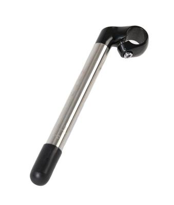 Buzaglo Primax e stuurpen ø22.2/25.4 l=280 mm. rvs zilver/mat zwart