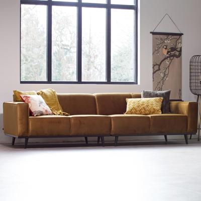 WOOOD Bank 'Statement', kleur Honing Geel