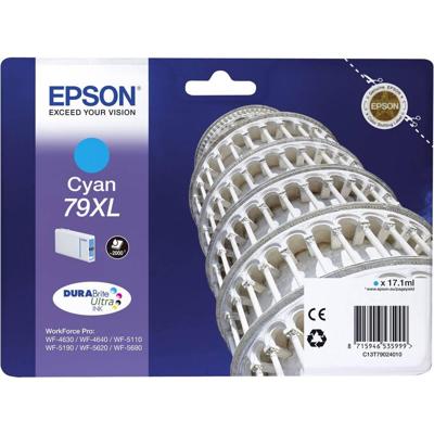 Epson Inktcartridge 79XL Origineel Cyaan C13T79024010 Epson Inktcartridge 79XL Origineel Cyaan C13T79024010
