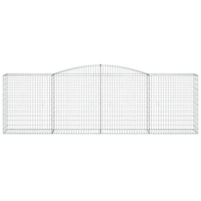 Schanskorven 25 st gewelfd 400x50x120/140 cm ijzer