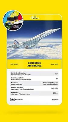 Heller 56445 STARTER KIT Concorde Bouwpakket Schaal 1:125