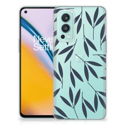 OnePlus Nord 2 5G | TPU Case | Leaves Blue OnePlus Nord 2 5G | TPU Case | Leaves Blue