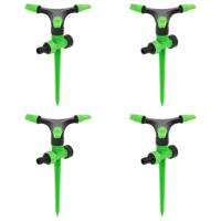 VidaXL Sproeiers 4 st 16x13,5x25,5 cm abs en pp groen en zwart - thumbnail