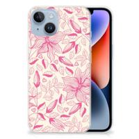 Apple iPhone 14 | TPU Case | Pink Flowers - thumbnail