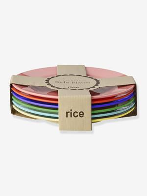 Melamine borden kleine ronde set van 6 RICE meerkleurig Melamine borden kleine ronde set van 6 RICE meerkleurig