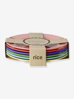 Melamine borden kleine ronde set van 6 RICE meerkleurig - thumbnail