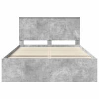 Bedframe Concerte Grijs 135 x 190 cm Massief grenenhout - thumbnail