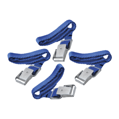 Pro Plus FIETSRIEMPJES MET METALEN GESP VOOR FIETSDRAGER 4 STUKS Pro Plus FIETSRIEMPJES MET METALEN GESP VOOR FIETSDRAGER 4 STUKS