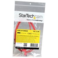 StarTech.com Micro-USB-oplaadkabel voor Android smartphones en tablets, USB A naar Micro B-kabel, datakabel, aansluitkabel, roze - thumbnail
