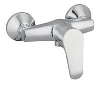 TESSA ééngreepsmengkraan douche, chroom keramische schijven geluidsarme, verwisselbare 40 mm cartouche ½" (Ø ca. 1,9 cm) verbinding voor doucheslang metalen greep garantie: 5 jaar - thumbnail