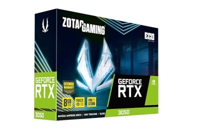 Zotac GAMING GeForce RTX 3050 Eco NVIDIA 8 GB GDDR6 Zotac GAMING GeForce RTX 3050 Eco NVIDIA 8 GB GDDR6