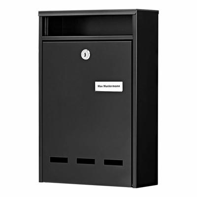 Burg Wächter WISMAR 771 S Brievenbus Staal Zwart Sleutelslot