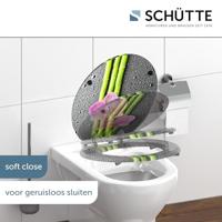 MDF WC-bril ASIA met soft-close lange levensduur: extreem onbreekbaar en krasbestendig comfort en functie: geruisloos sluiten dankzij de automatische valrem eenvoudig schoon te maken dankzij het - thumbnail
