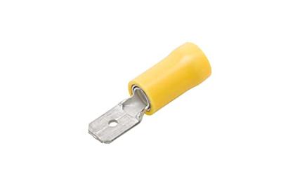 HELLA platte stekkers fl.plug 4.0-6.0 50st yellow 6.3 x 0.8mm