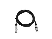OMNITRONIC XLR Cable 3-pin 3m bk - thumbnail