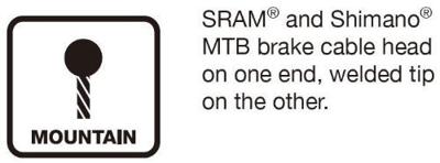 JAGWIRE Mountain brake cable - elite polished ultra-slick stainless - 1.5x1700mm - sram/shimano