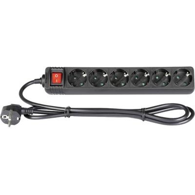 Adam Hall Adam Hall Cables AH PDU 6S stekkerdoos met switch