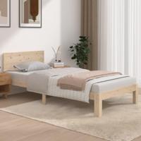 Bedframe massief hout 90x190 cm Single - thumbnail