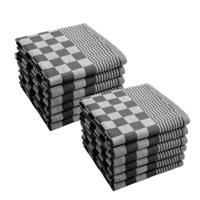 Byrklund Theedoek Clean & Tidy Zwart - 12 stuks - thumbnail