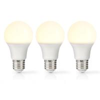 Nedis LBE27A601P3 Led-lamp E27 A60 4.9 W 470 Lm 2700 K Warm Wit 3 Stuks - thumbnail