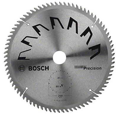 Bosch Accessoires Cirkelzaagblad Precision 250X2X30/-,T80 - 2609256882 Bosch Accessoires Cirkelzaagblad Precision 250X2X30/-,T80 - 2609256882