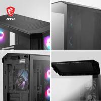 MSI MAG PANO M100R PZ Micro-tower PC-behuizing Zwart - thumbnail