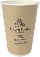 Drinkbeker Future Smart, uit karton, 180 ml, pak van 100 stuks - thumbnail