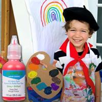 Scribbles • 3d textielverf glanzend 29,5ml dieprood - thumbnail