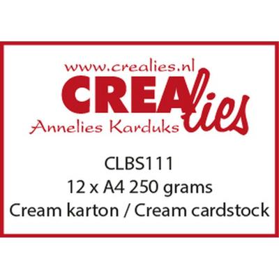 Crealies • cream karton 250 grams 12pcs