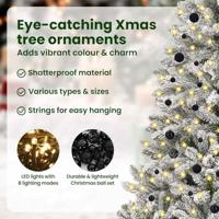VidaXL Kunstkerstboom met 300 led groen en wit 240 cm pvc en metaal - thumbnail