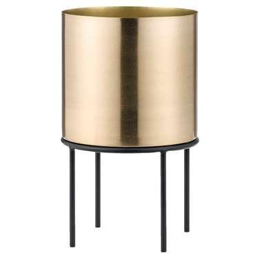 Bloempot Grieg op pootjes - messingkleur - 34xØ20 cm