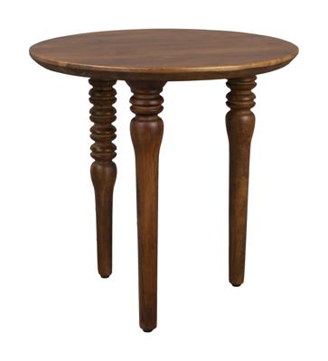 Dutchbone Ronde Bijzettafel 'Cove' Mangohout, 50cm